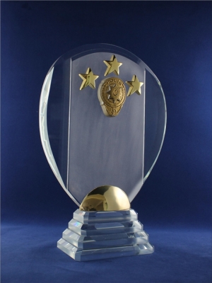 Yıldızlı Kristal Plaket KY-027
