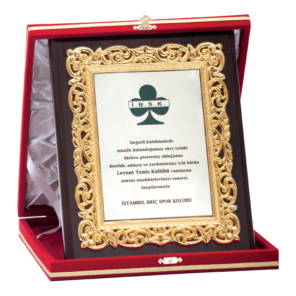 Vip Ahşap Plaket VAP-006