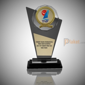 Fasetli Kristal Plaket KPF-009-A