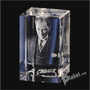 Kristal K&uuml;p - Atat&uuml;rk temalı 001